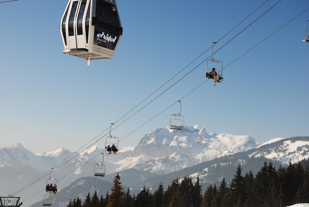 Hotel Les Combelles Châtel Eksteriør bilde